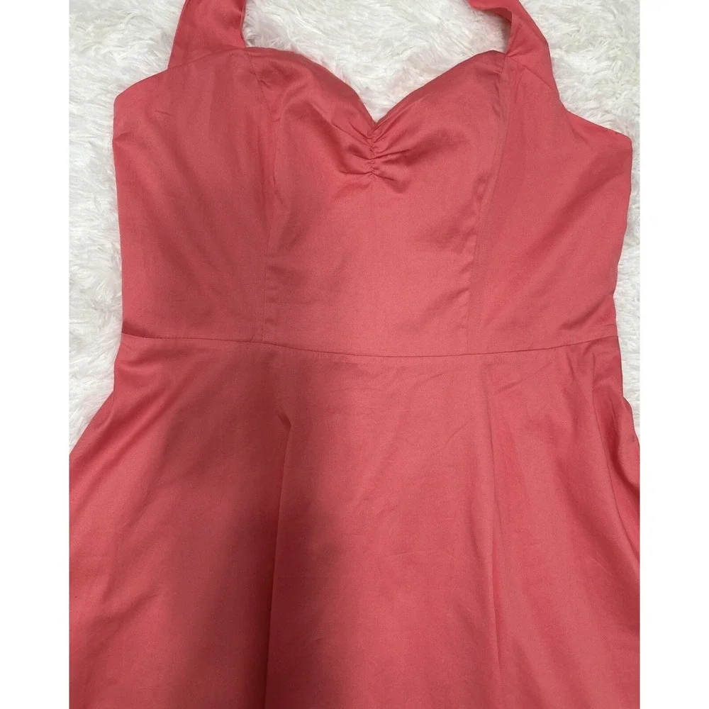 Bbonlinedress Woman's-4XL Vintage Polka Audrey Dress 1950s Halter Retro Dress